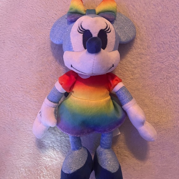 NEW Disney 10” Minnie Mouse PRIDE rainbow - Picture 5 of 6